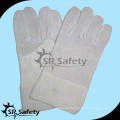 SRSAFETY longer industry leather safety gloves for working